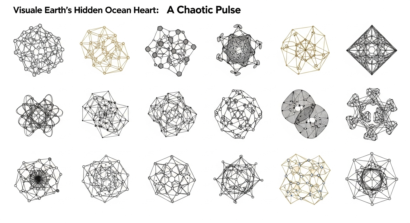 Earth's Hidden Ocean Heart: A Chaotic Pulse