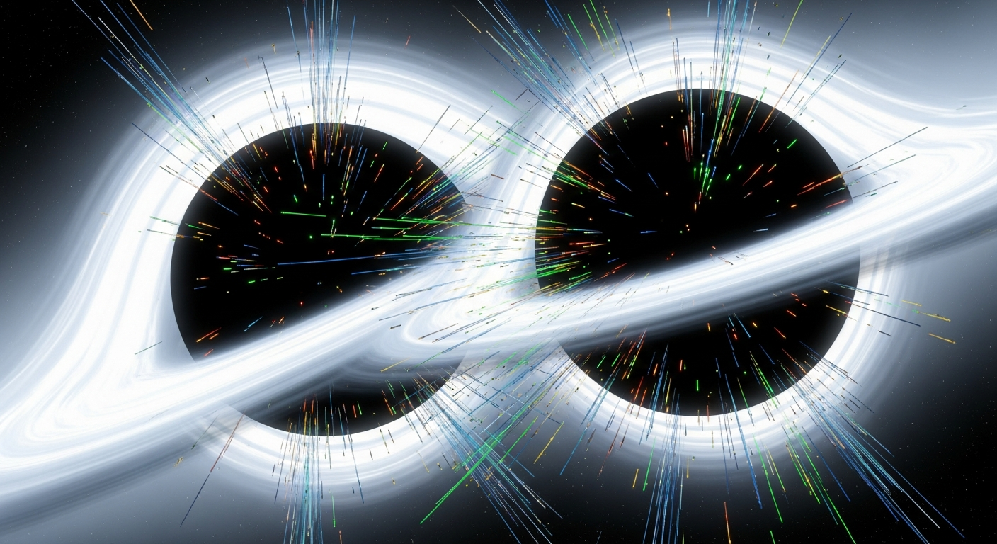Black hole crashes might launch unseen cosmic bullets