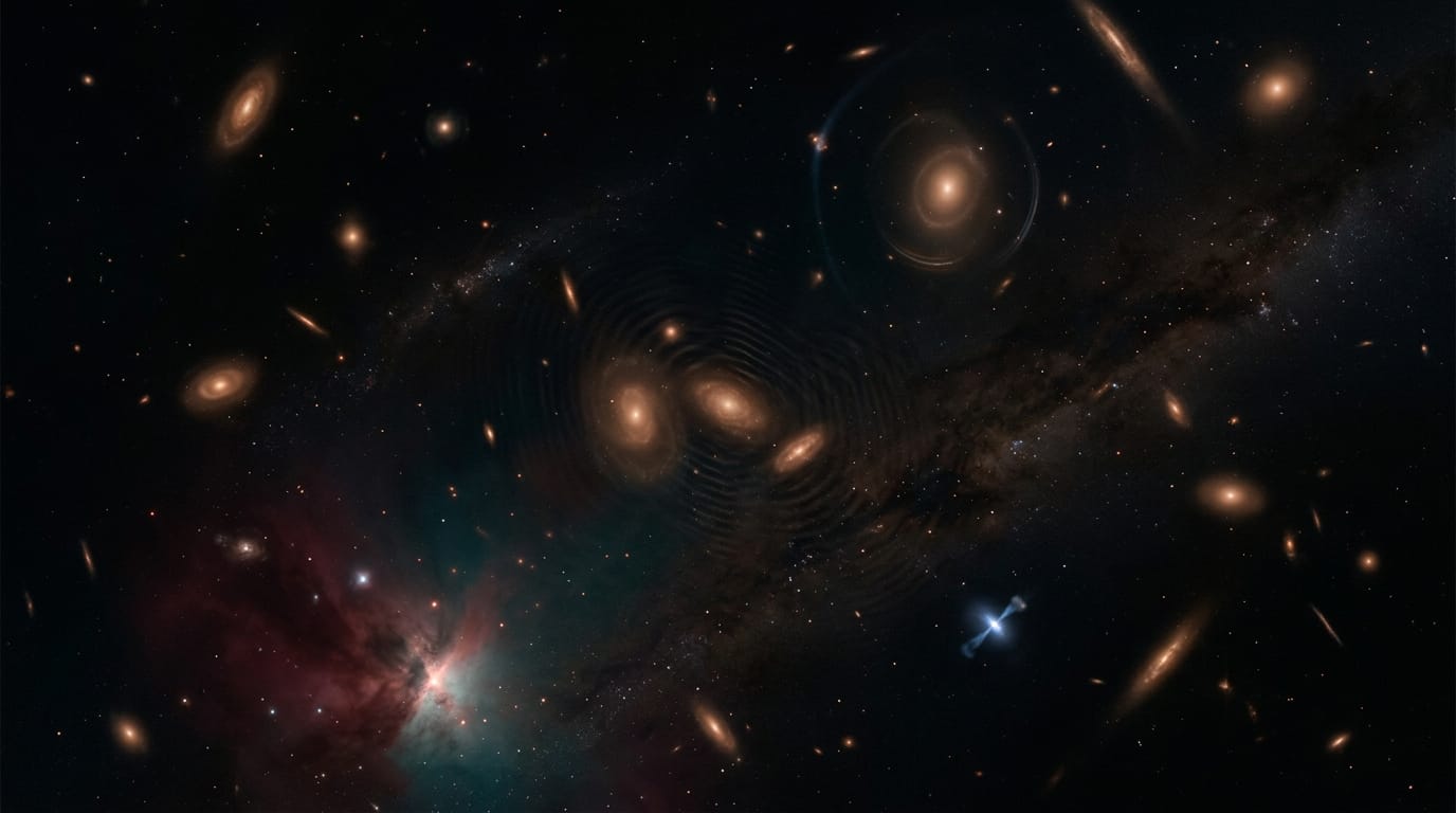 Universe whispers, revealing black holes' hidden galactic nurseries